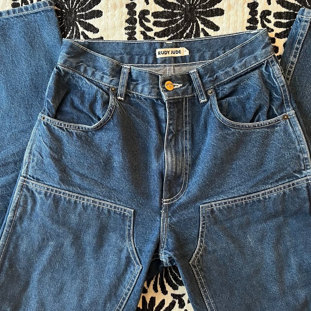 RESERVED FOR EMRAINAL Rudy Jude Blue Straight Leg Pants